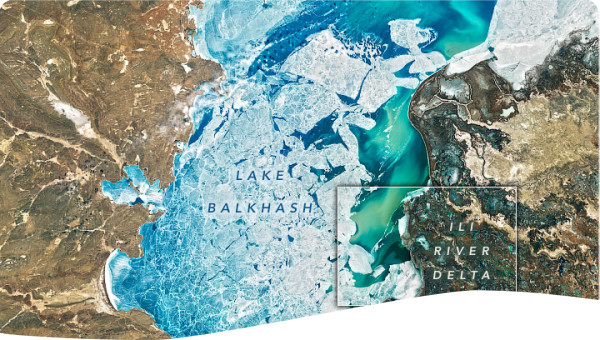 NASA Earth Observatory images by Joshua Stevens, using Landsat data from the U.S. Geological Survey.  March 7, 2020.