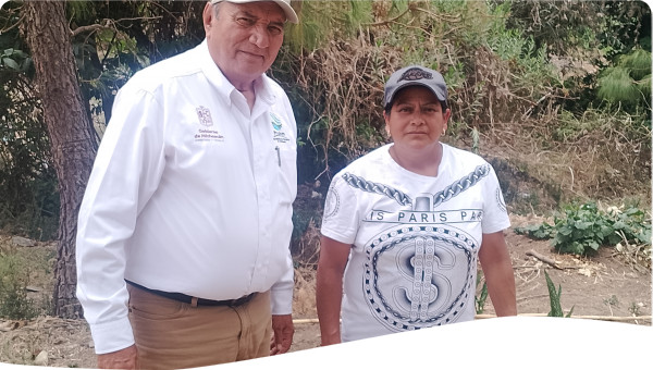 Visitando uranden en el lago de Pátzcuaro