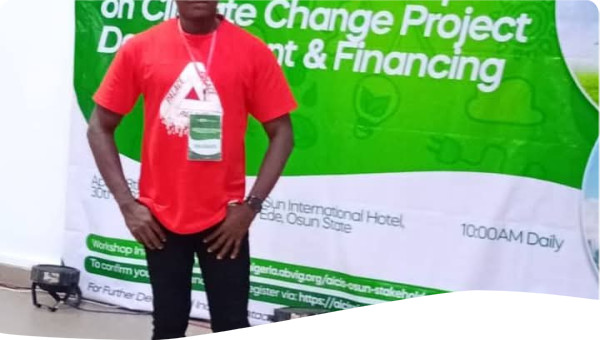 Am damilare,a scientific officer and also climate change advocate...