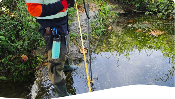 Stream gauging in Barbados